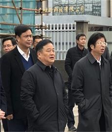  湖州市市長(cháng)錢(qián)三雄調研浙江浦森新開(kāi)工項目建設情況
